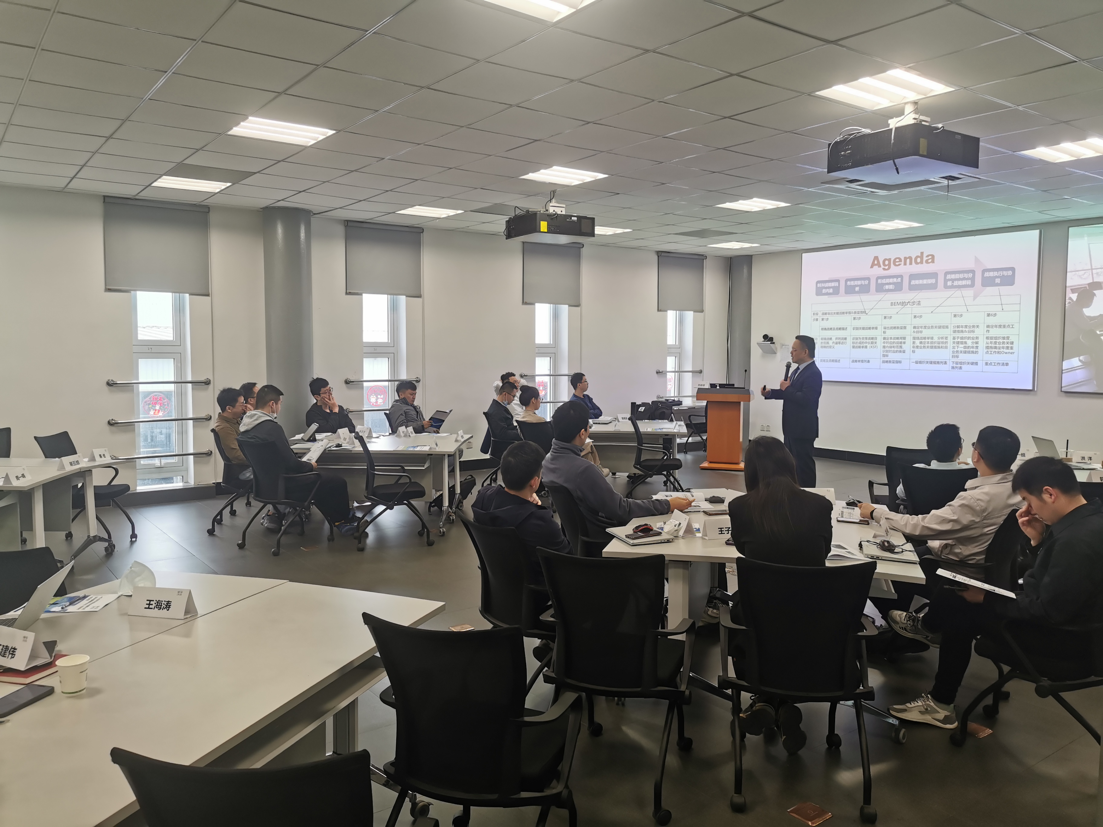 2023年4月7号刘成熙老师为一汽大众授课《BEM-战略解码-工作坊》